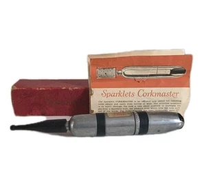Vintage Sparklets Corkmaster Weinflaschenöffner mit Box & Anleitung - Bild 1 von 9