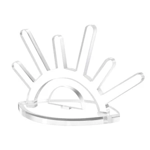 Ring Holder Clear Acrylic 6 Rod Ring Display Stand Necklace Bracelets Jewelry... - Picture 1 of 7
