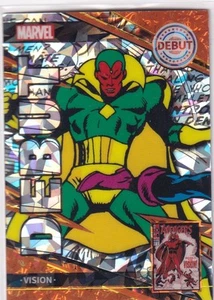 Kakawow Marvel Aura 2025 AM-CIO-17 Vision Iconic Debut Orange 6/75 - Bild 1 von 2