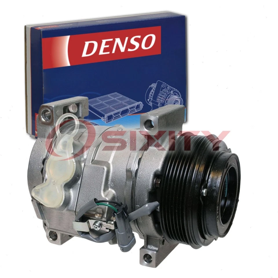 Compresor de aire acondicionado Denso para Chevrolet Silverado 3500 2003-2006 calefacción aire du Foto 1 de 4