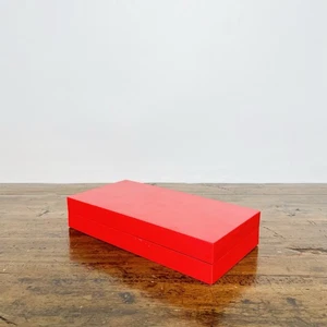 Rare Alan Fletcher Design Box - Red Hard Plastic - 70s/80s Design - Picture 1 of 5