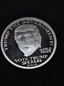 Rare 2016 1 oz .999 Silver Trump the Government NORFED Round $25 MSRP - Picture 1 of 2