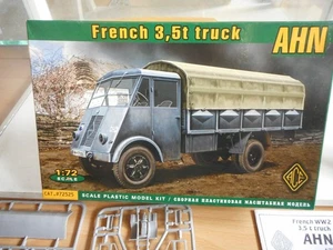 Modellbausatz ACE French 3.5T Truck AHN im Maßstab 1:72 in Box - Bild 1 von 2