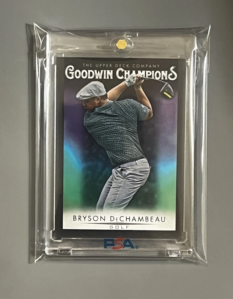 BRYSON DECHAMBEAU ⛳️GOLFE ÓTIMO!!!✨NOVATO✨CARTÃO PARALELO “PRETO” RARO!!! - Imagem 1 de 2