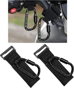 2er Pack Mehrzweck Karabinerhaken für Helme, Schutzbrillen, Headsets schwarz - Bild 1 von 5