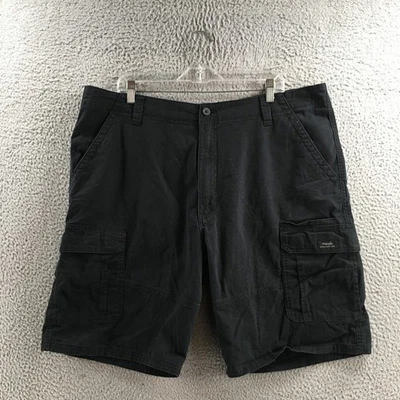 Pantalones Cortos Wrangler Para Hombre 42X10 Negros Calce Relajado Carga Utilidad Exterior Ropa de Trabajo Foto 1 de 4