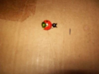 Vintage Small Lady Bug Brooch Costume Pin - Image 1 of 4