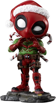 Iron Studios - Marvel Comics - MiniCo - Holidays Version Deadpool Figur [Neu - Bild 1 von 4