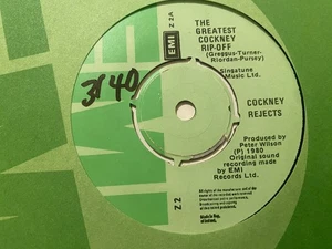 COCKNEY REJECTS - Greatest Cockney Rip Off - IRISH PRESS 7" 1980 IRELAND PUNK - Bild 1 von 4