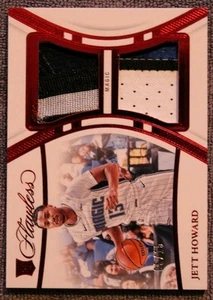 2023 Flawless JETT HOWARD ROOKIE DUAL GAME USED PATCH Ruby /15 - 4 Color Patch - Bild 1 von 2