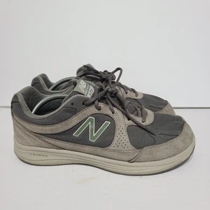 B37 Size 11 2E Wide New Balance Mens 877 MW877GT Gray Suede Walking Sneaker  - Picture 1 of 6