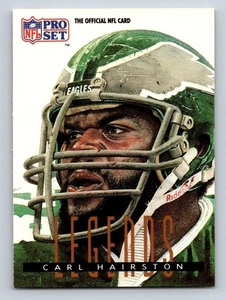 1991 Pro Set - Legends Carl Hairston #695 Philadelphia Eagles - Picture 1 of 2
