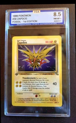 #30/62  Zapdos Fossil 1st Edition 1999 Pokémon - Image 1 of 3
