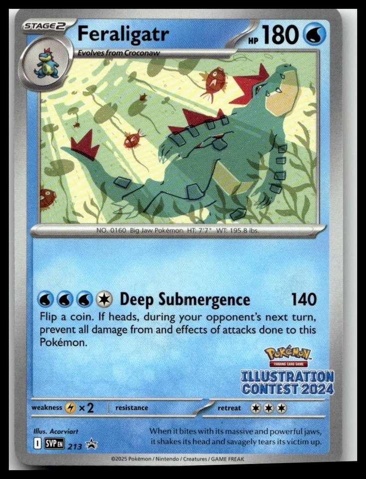 Feraligatr SV: Scarlet & Violet Promo Cards #213 Near Mint or Better - Image 1 of 2