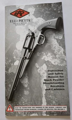 PIETTA F. LLI PIETTA Manual de instrucciones y seguridad Carga bozal de polvo negro Foto 1 de 2