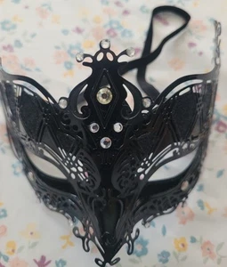 Metal Womens Prom Costume Halloween Dress Up Sexy Masquerade midnight party Mask - Picture 1 of 8