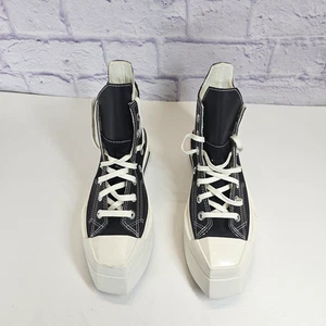 Size 7 W 5 M - Converse Chuck 70 De Luxe Squared High Black Egret A06435C - Bild 1 von 13