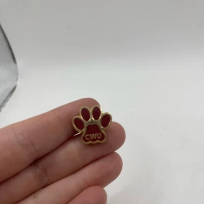 Pin de pata CWU rojo y dorado Foto 1 de 3