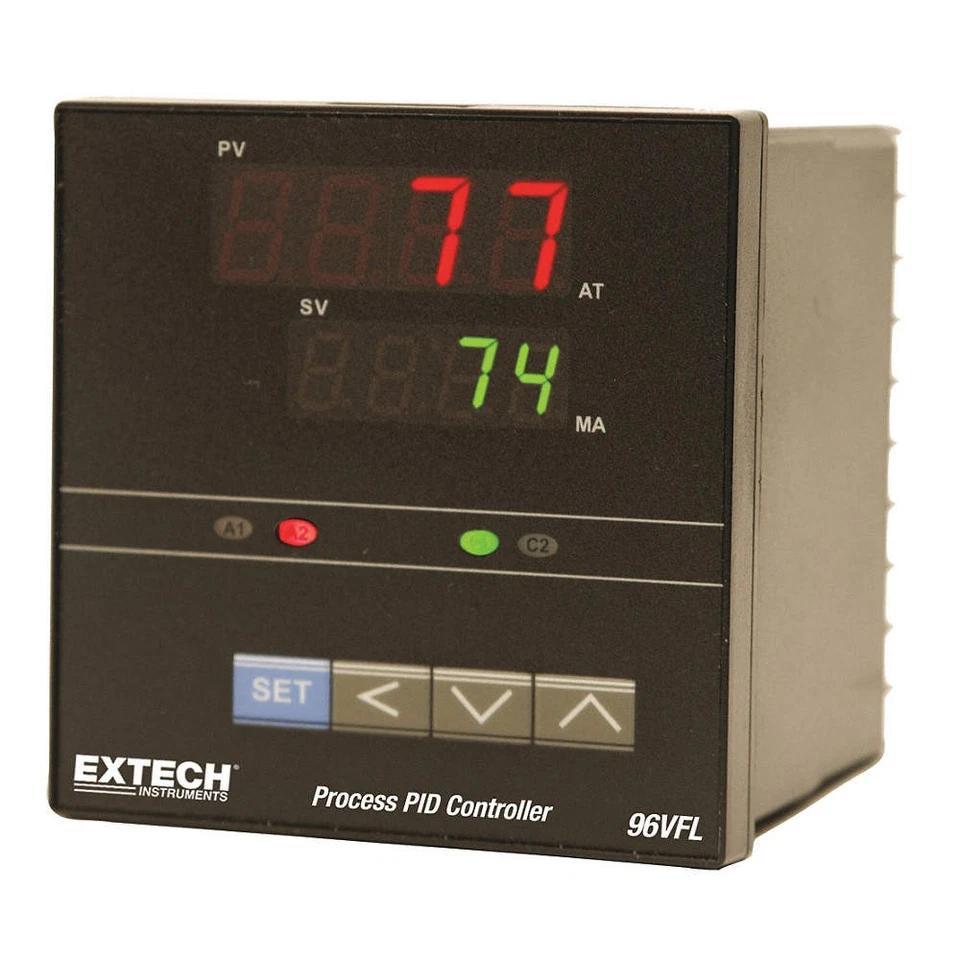EXTECH 96VFL11 Temperature PID Controller,1/4 DIN,5A 15E602 - Image 1 of 1