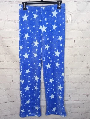 SO Intimates Women's Blue Stars Fleece Pajama Pants Size XS - Image 1 of 4