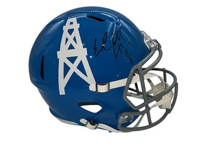 Earl Campbell Signed Houston Oilers Throwback Full Size Helmet JSA HOF Insc - Picture 1 of 3