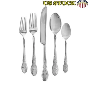 Mazie 20 Piece Flatware Set Service 4 Stainless Steel Kitchen Utensils New - Bild 1 von 7