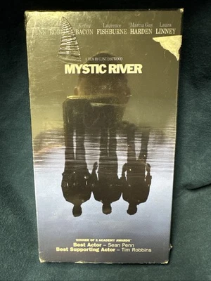 MYSTIC RIVER VHS Penn, Robbins, Bacon, Fishburne 2003 Video Tape New Sealed - Image 1 of 4