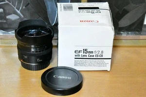 Cámara SLR Principiante Canon EF15mm F2.8 Ojo de Pez Lente de Mantenimiento Contacto Eléctrico - Imagen 1 de 11