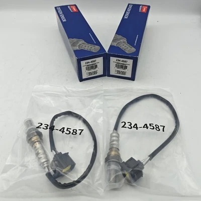 2x Denso Upstream / Downstream Oxygen O2 Sensor 234-4587 For Dodge Ram Chrysler Foto 1 de 4