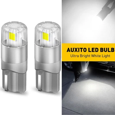 2 PIEZAS 168 194 2825 Xenón Blanco 360° 3030 Bombillas LED Para Luces De Matrícula Foto 1 de 4