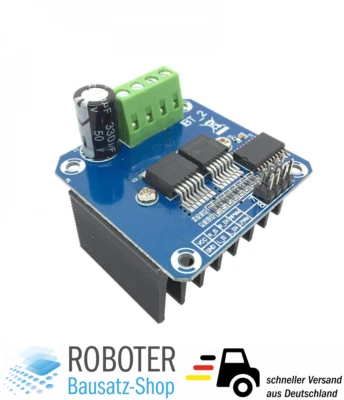 DC Motortreiber H-Brücke BTS7960 5,5V bis 27V 43A PWM für Arduino Smart Car - Bild 1 von 2