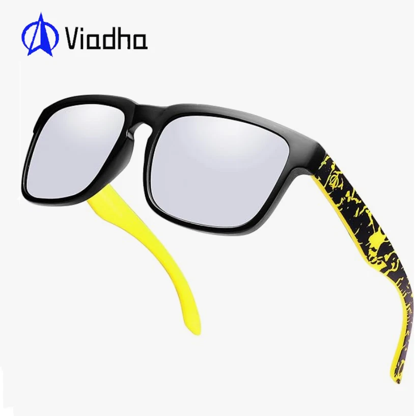 VIAHDA Men Polarized Sport Square Sunglasses Outdoor Driving Fishing Glasses New - Image 1 of 4