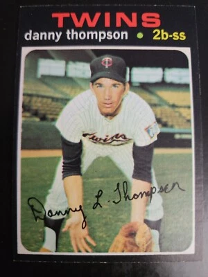 1971 TOPPS DANNY THOMPSON #127 MINNESOTA TWINS VINTAGE MLB BASEBALL NEARMINT - Image 1 of 2