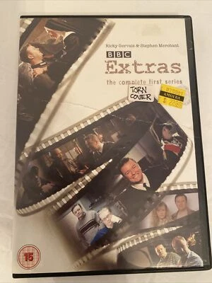 Extras Season 1 DVD PAL 2005 Comedy Drama TV Series Ricky Gervais BBC Region 2 - Image 1 of 4
