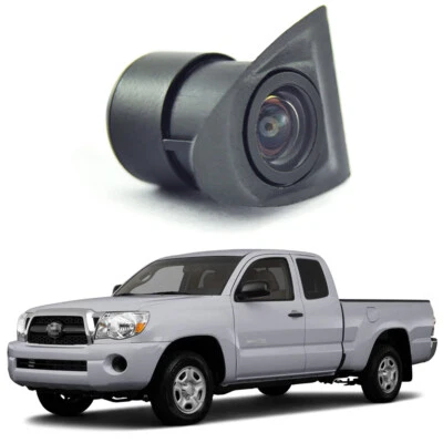 170° CCD Car Front View Camera Logo Embedded for 2005-2011 Toyota Tacoma Pickup - Image 1 of 4