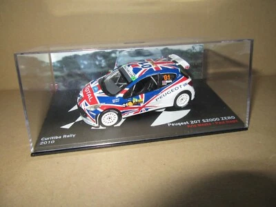 440K IXO Peugeot 207 S2000 Zero Rally Curitiba 2010 # 01 Meeke 1:43 + Scatola - Immagine 1 di 4
