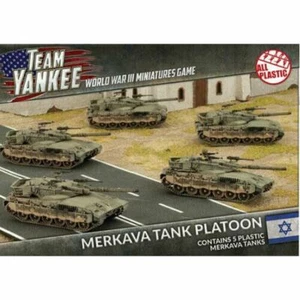 World War III: Team Yankee Israeli Merkava Tank Platoon (x5 Plastic) New - Picture 1 of 1