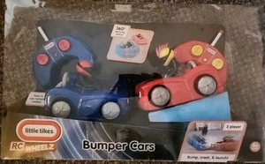 Little Tikes Remote Control Bumper Cars RC Wheelz Set of 2 New Old Stock - Picture 1 of 10