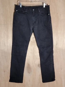 levis 511 jeans mens size 34x32 (actual 34x31) slim straight stretch denim black - Picture 1 of 12