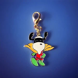 Cartoon Character Dog Superhero Enamel Clip-on Charm - Zipper, Keychain Add-ons - Picture 1 of 2