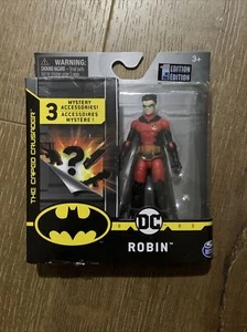 DC ROBIN Black/Red Figure THE CAPED CRUSADER Blind Mystery Pack 1st Edition READ - Picture 1 of 3