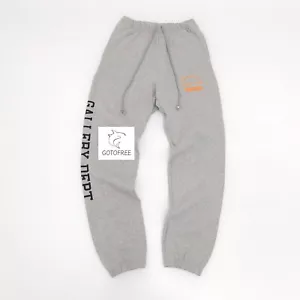 GOTOFREE GRAY COTTON SWEATPANTS LOOSE ACTIVEWEAR CASUAL SPORTS PANTS TROUSERS - Picture 1 of 6