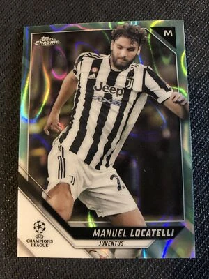 MANUEL LOCATELLI 2021-22 Topps Chrome UEFA Champions League Ray Wave - Image 1 of 2