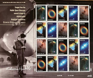 Scott  3384-3387 EDWIN HUBBLE Sheet of 20 US 33¢ Stamps MNH 2000