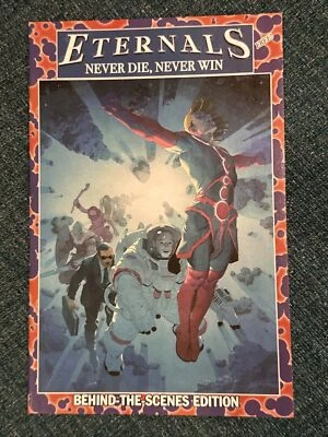 ETERNALS #1 Never Die, Never Win Behind-The Scenes Edition 2021 Marvel Comics NM - Image 1 of 2