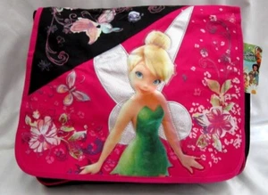 Disney Tinkerbell 16" B x 10" H x 5" B einfarbig rosa Messenger Bag Handtasche-brandneu! - Bild 1 von 3