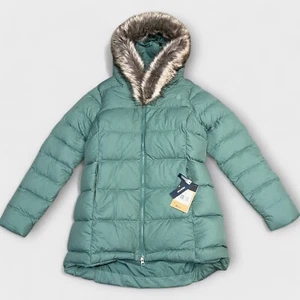 The North Face Womens Dreamer Parkina 600-Down Winter Jacket Dark Sage Sz Large - Picture 1 of 14
