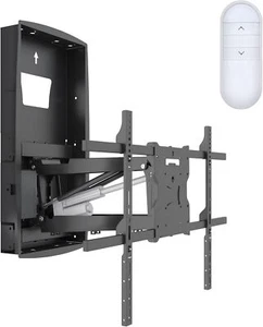 Mount-It! Electric Motorized Fireplace TV Wall Mount 27"x28.9" w Remote *5293F2J - Picture 1 of 9
