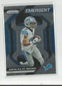 Panini Prizm AMON-RA ST. BROWN 2023 emergente - Imagen 1 de 1