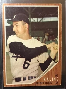 Topps #150 Al Kaline 1962 en muy buen estado Detroit Tigers MLB - Imagen 1 de 4